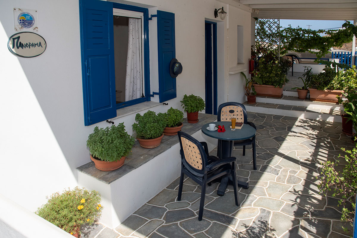 Panorama chambres, Livadi - Serifos