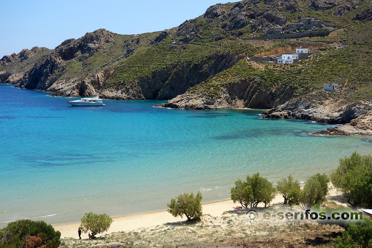 Psili Ammos plage à Serifos