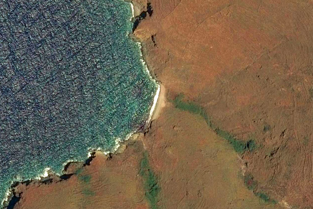 La plage de Notino à Serifos