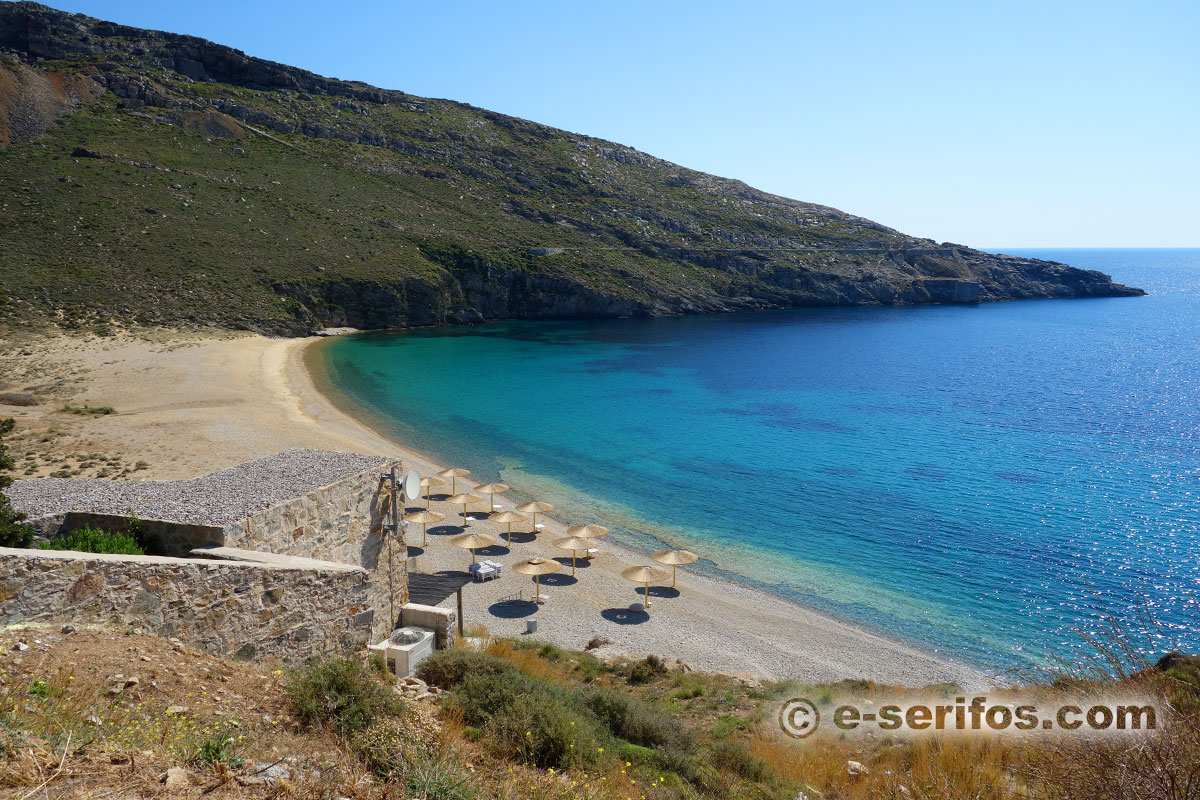 Vagia plage à Serifos