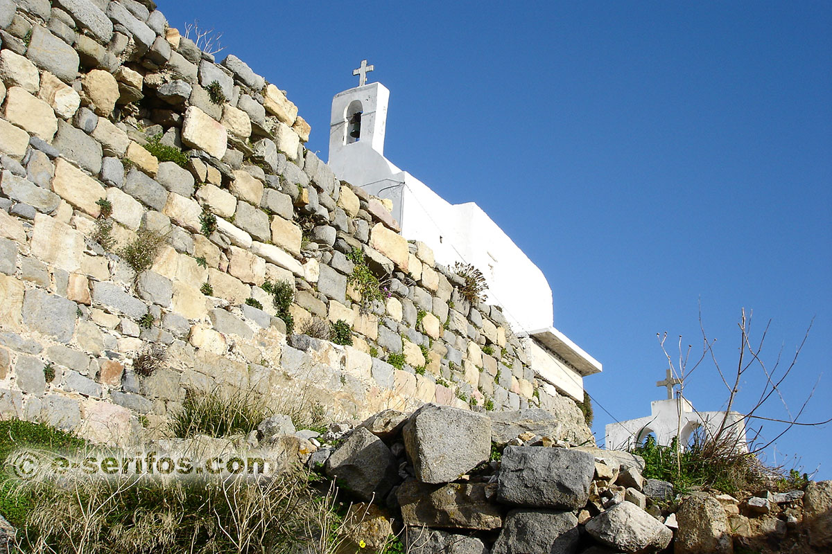 Vestiges du château médiéval de Chora