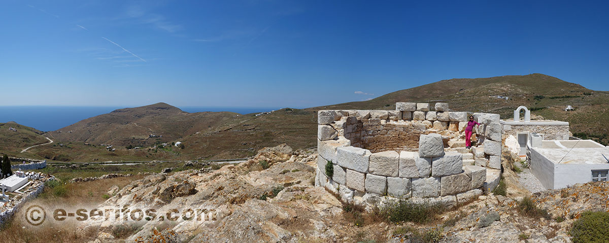 Aspros Pirgos (Tour Blanche) près de Koutalas