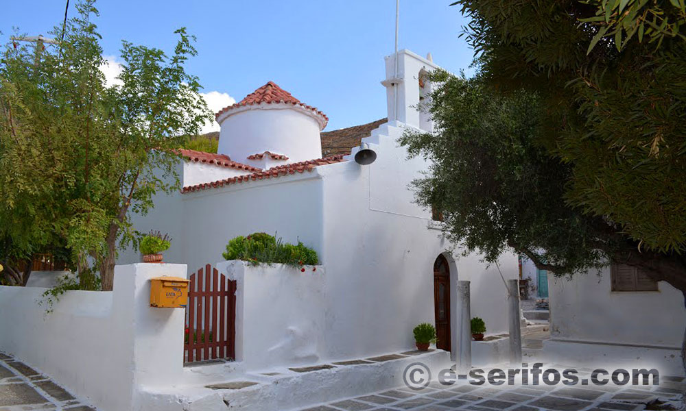 L'église Panagia à Serifos
