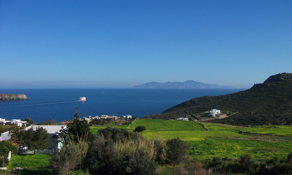 Vue sur la mer et la vallée de Ramos