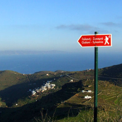 sentiers et randonnées à Serifos