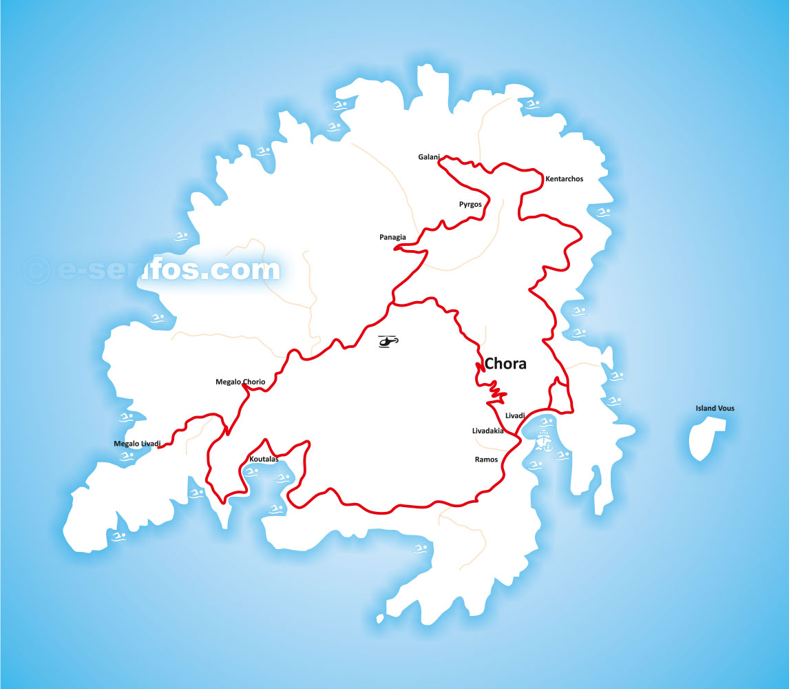 Carte de Serifos