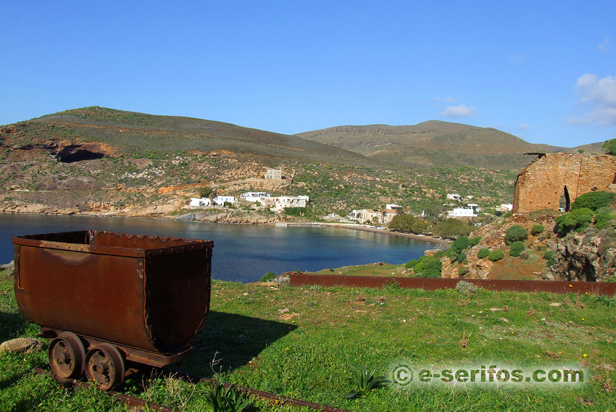 Un chariot à Megalo Livadi de Serifos