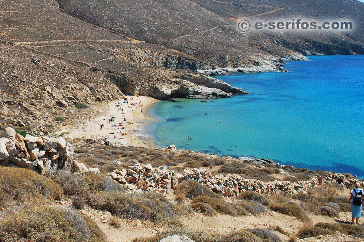 Plage de Kalo Ambeli avec des eaux cristallines