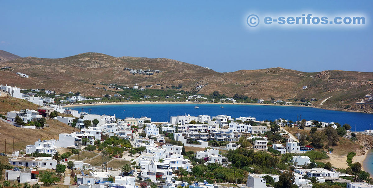 Les plages Livadi et Livadakia à Serifos